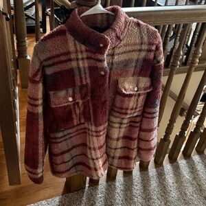 Coco + Carmen Fuzzy Textured Jacket